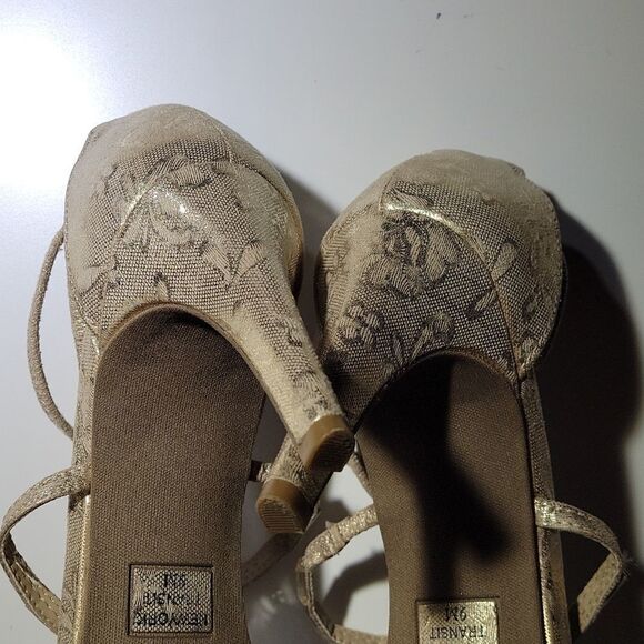 BRAND NEW NEW YORK  TRANSIT HIGH HEEL PEEP TOE ANKLE STRAP SANDAL - Picture 13 of 15